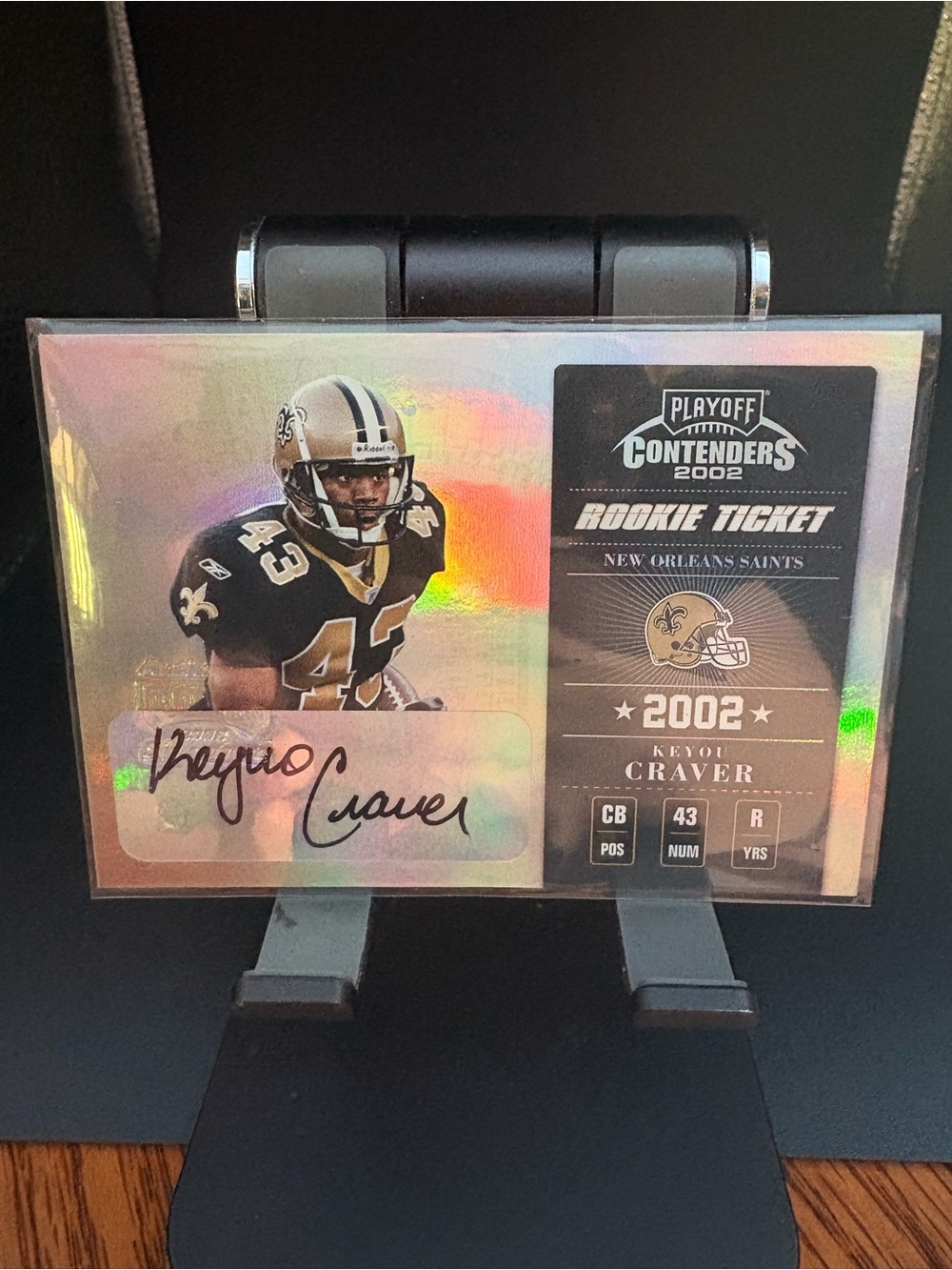 Keyou Craver Rookie Ticket Football Card - Picture 1 of 2